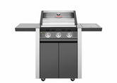 BeefEater 1600E Series - 3 Burner BBQ & Side Burner Trolley